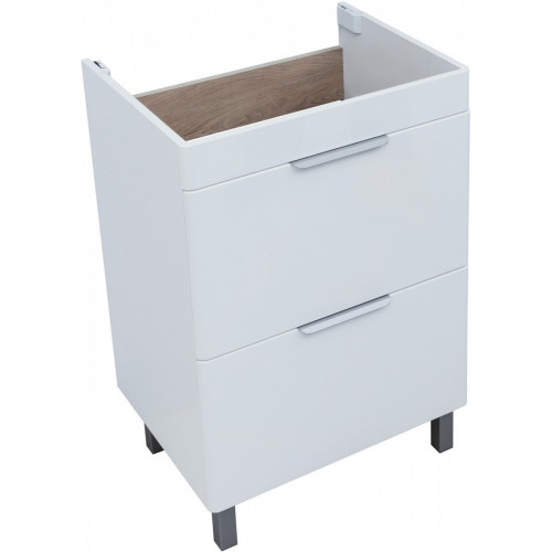 Aquanet Тумба с умывальником Ирис New 120 L 332258 (белый глянец)