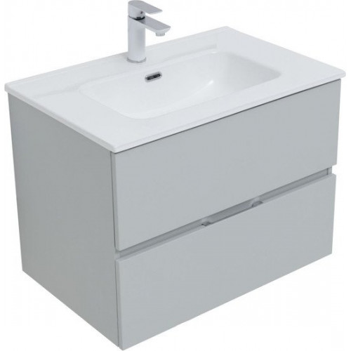 Aquanet Тумба с умывальником Алвита New 70 306152 (серый)