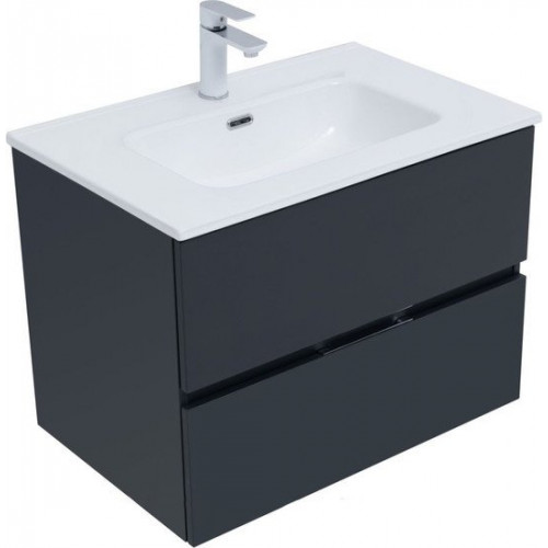 Aquanet Тумба с умывальником Алвита New 70 306153 (антрацит)