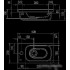Умывальник Ravak Chrome 400 левый 40x22 [XJGL1100000]