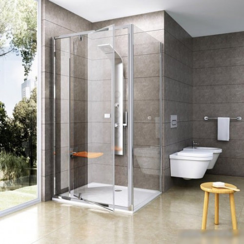 Душевой уголок Ravak Pivot PDOP1+PPS 90x90 (сатин/прозрачное)