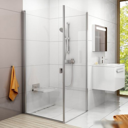 Душевой уголок Ravak Chrome CRV1+CPS 90x90 (прозрачный/серебристый)