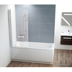 Шторка Ravak CVS1 80 (белый/прозрачное) левая
