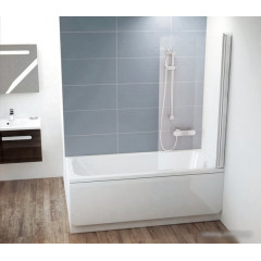 Шторка Ravak CVS1 80 (белый/прозрачное) правая