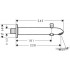 Излив Hansgrohe 13424000