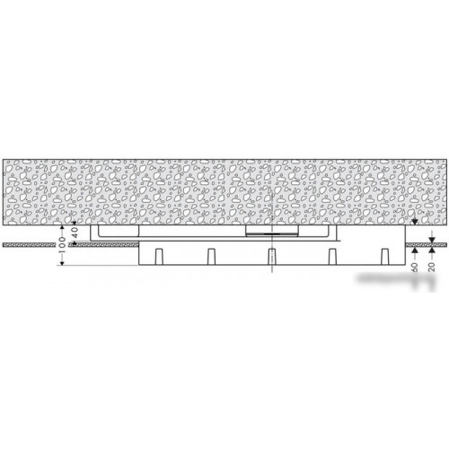 Скрытая часть верхнего душа Hansgrohe Raindance Rainmaker 28414180
