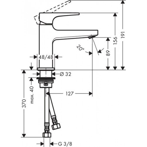 Смеситель Hansgrohe Metropol 32500000