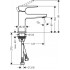 Смеситель Hansgrohe Metropol 32500700 (белый матовый)