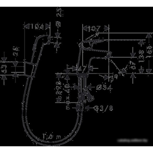 Смеситель Hansgrohe Logis 71290000