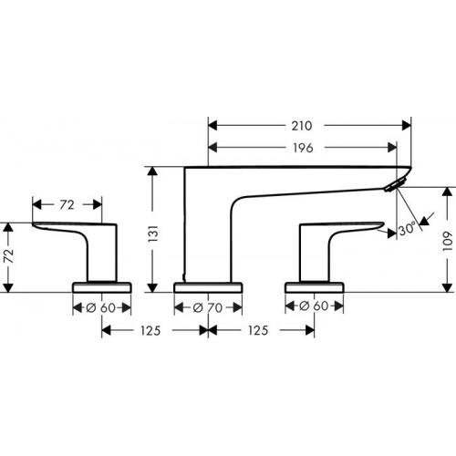 Смеситель Hansgrohe Talis E 71747000