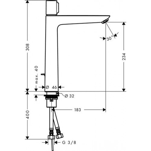 Смеситель Hansgrohe Talis Select E 71752000