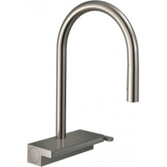 Смеситель Hansgrohe Aquno Select M81 73837800 (стальной)