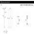 Душевой гарнитур Whitecross SET51MICROGL (золото)