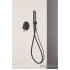 Душевая лейка Ideal Standard IdealRain Black BC774XG