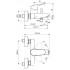 Смеситель Ideal Standard Ceraflex B1721AA