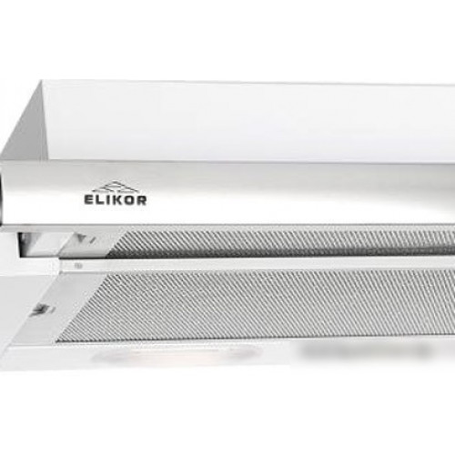 Кухонная вытяжка Elikor Интегра 60П-400-В2Л (белый/нержавеющая сталь)