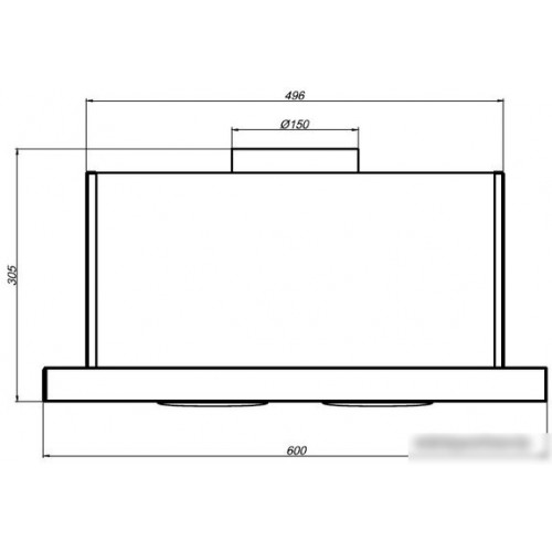 Кухонная вытяжка Elikor Интегра Glass 60П-650-В2Л (белый/стекло белое)