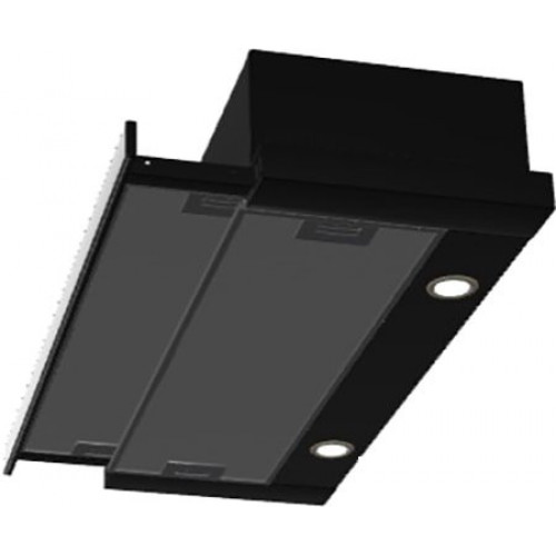 Кухонная вытяжка Elikor Интегра Glass 60П-400-В2Л (черный/черное стекло)