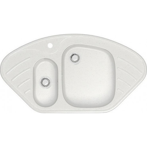 Кухонная мойка MARRBAXX Карельский камень модель 23/G31 (белый)