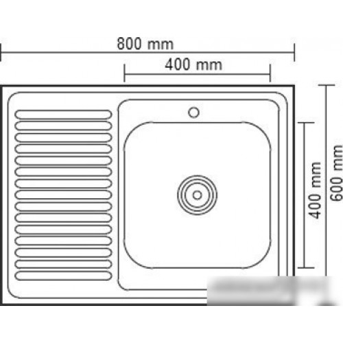 Кухонная мойка Ledeme L98060-R