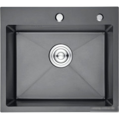 Кухонная мойка Gerhans K35044B (графит)