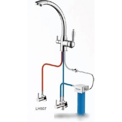 Смеситель Ledeme L4455W-3