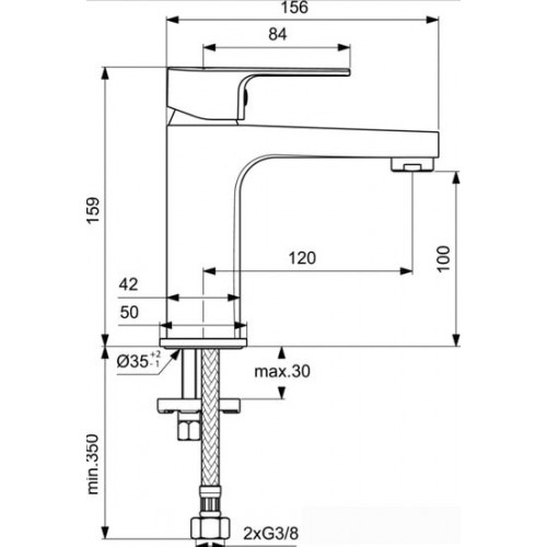 Смеситель Ideal Standard Cerafine D BC553