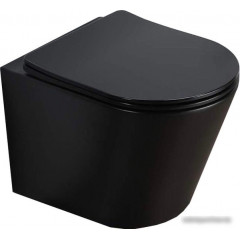 Унитаз CeramaLux B2330-1MB (черный матовый)
