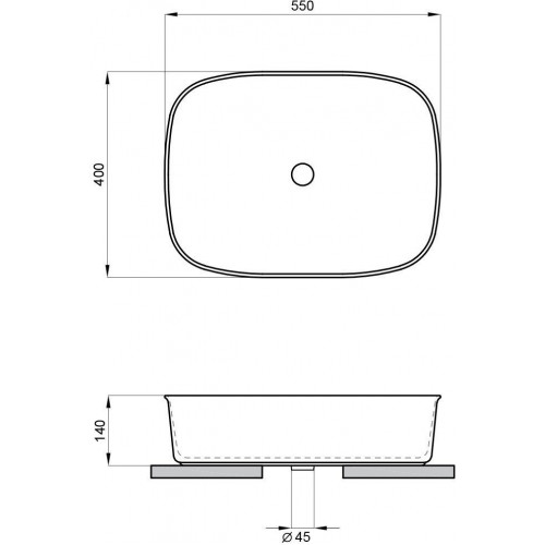 Умывальник Lavinia Boho Bathroom Sink Slim 33311084