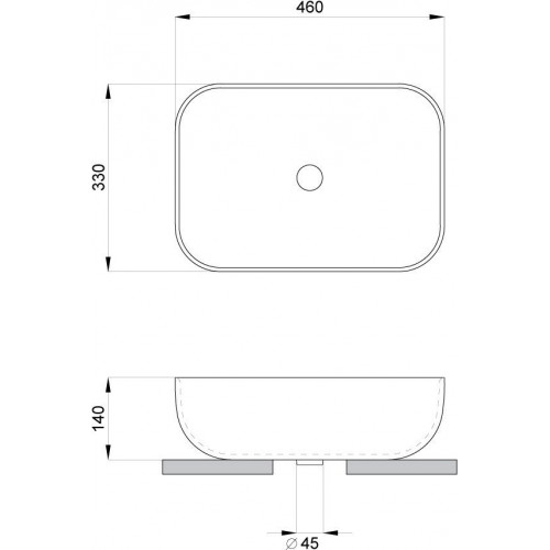 Умывальник Lavinia Boho Bathroom Sink Slim 33311101