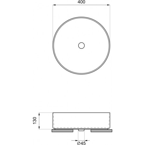 Умывальник Wellsee Coax 323510000