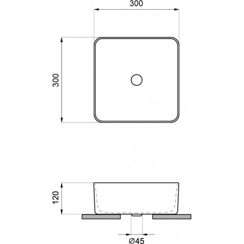 Умывальник Wellsee FreeDom 2.0 323001000