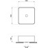 Умывальник Wellsee FreeDom 2.0 323001000