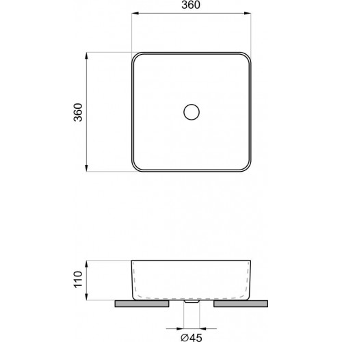 Умывальник Wellsee FreeDom 2.0 323002000