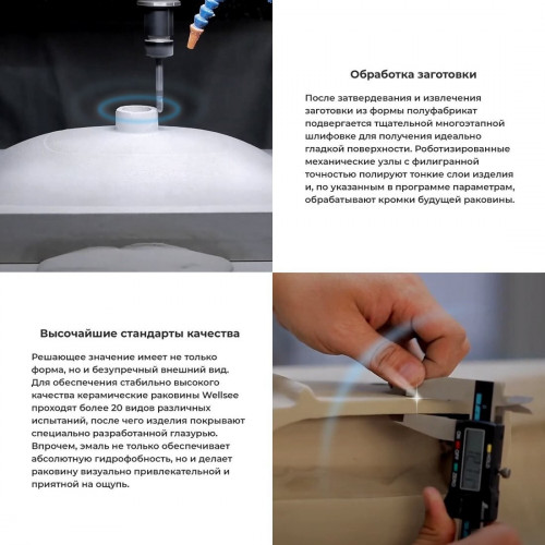 Умывальник Wellsee Mint 338102000