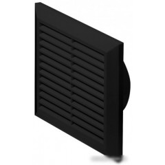 Вентиляционная решетка Awenta Classic T83CZ 17х17/d125 (черный)