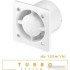 Осевой вентилятор Awenta System+ Turbo 100M KWT100M-PTI100-ZZ100