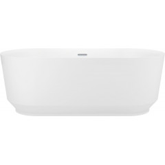 Ванна Wellsee Air Gap R 166x77 23860101R (отдельностоящая ванна белый глянец, экран, ножки, сифон-автомат хром)