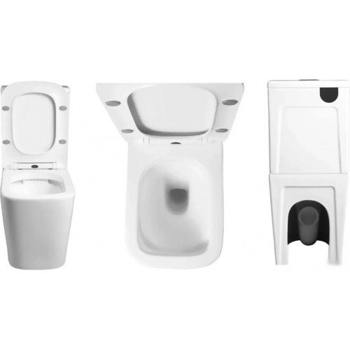 Унитаз напольный Cerutti Maiella CT10314 (soft-close, белый)