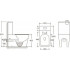 Унитаз напольный Cerutti Maiella CT10314 (soft-close, белый)