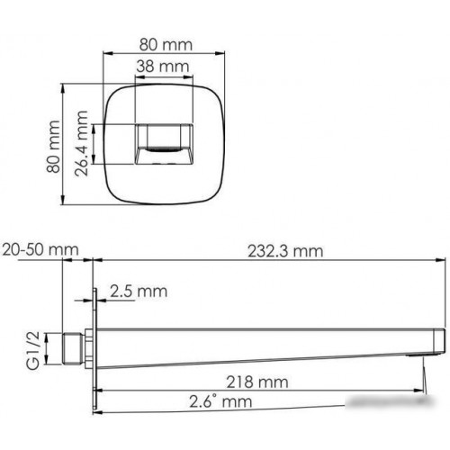 Излив Wasserkraft A314