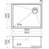 Кухонная мойка Omoikiri Taki 54-U/IF Side SF GB (графит)