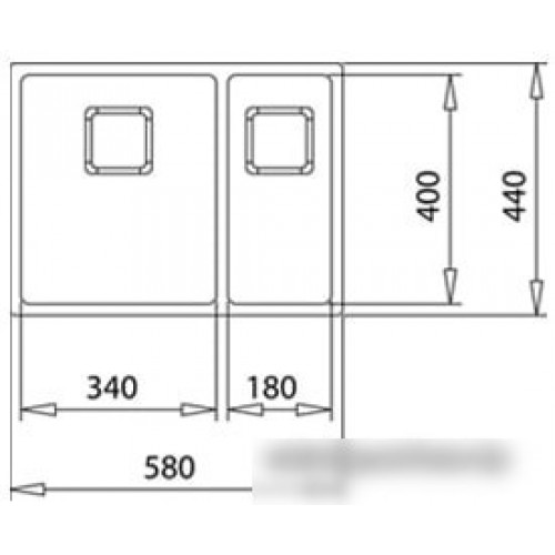 Кухонная мойка TEKA Flexlinea RS15 2B 580