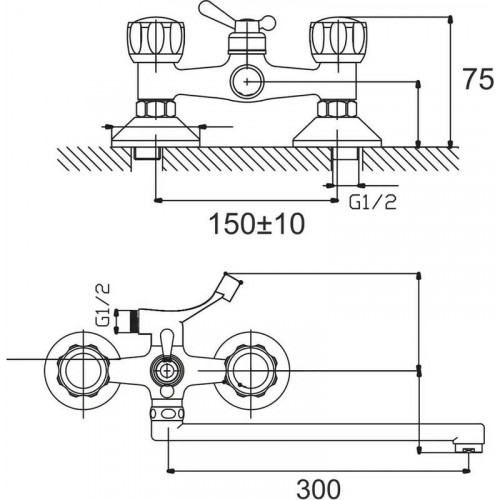 Смеситель Gota Rocio Orio 344810-GOTA