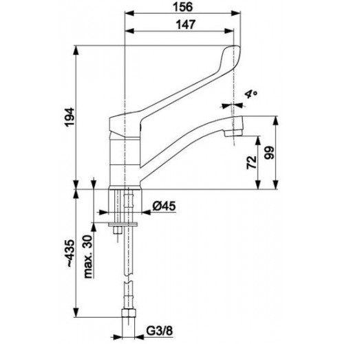 Смеситель Armatura Medico New 4732-985-00