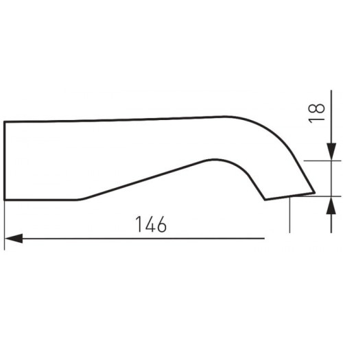 Излив Ferro WWP01