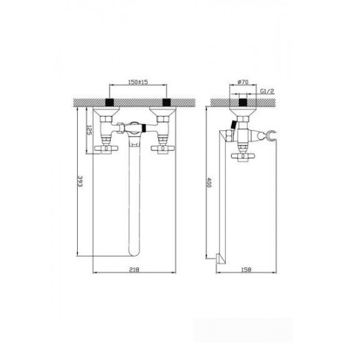 Смеситель Diadonna D84-223352J