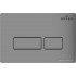 Унитаз подвесной Roxen Simple Compact в комплекте с инсталляцией StounFix Slim 6 в 1 943570 (кнопка: хром матовый)