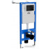 Унитаз подвесной Roxen Simple Compact в комплекте с инсталляцией StounFix Slim 6 в 1 921358 (кнопка: черный матовый)