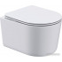 Унитаз подвесной Roxen Simple Compact в комплекте с инсталляцией StounFix Slim 6 в 1 916803 (кнопка: белый глянец)